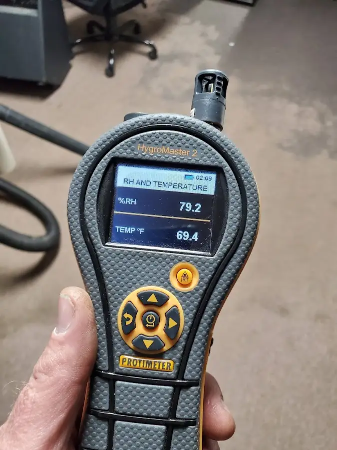 Moisture meter humidity assessment for Fire & Smoke Damage Restoration in Meraux